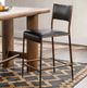Classic Home Kayne Black/Gold Counter Stool-1