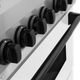ZLINE Autograph Edition 60" Satin Stainless Steel Pro Style Dual Fuel Range with White Matte Door-4