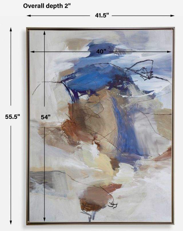 Uttermost® PI Studio Subtle Nuances Framed Canvas-2