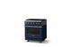 Viking® 5 Series 30" Slate Blue Pro Style Dual Fuel (NG) Range with Brushed Brass Trim-2