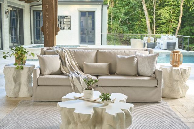 Universal Explore Home™ Oasis White Cliffside Accent Table-1