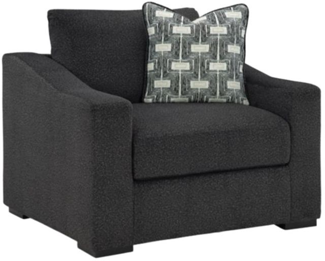 Benchcraft® Wryenlynn Onyx Chair and a Half-0