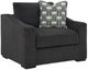 Benchcraft® Wryenlynn Onyx Chair and a Half-0