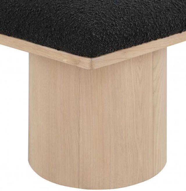 Meridian Furniture Pavilion 3-Piece Black/Natural 47" Modular Bench Set-4