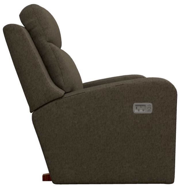 La-Z-Boy® Emmons Taupe Power Rocking Recliner with Headrest-2