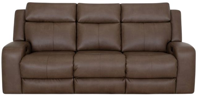 Franklin™ Winston Detroit Taupe Power Reclining Sofa with Power Headrest and Dual Seat Air Massage-3