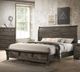 New Classic® Home Furnishings Blue Ridge 4-Piece Gray Queen Sleigh Bedroom Set Dresser and Mirror-1