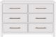 Riverside Furniture Rosalie Small White Caps Dresser-1
