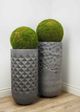 Le Present Bubble Concrete Grey 36" Planter-5