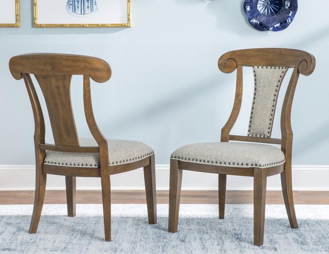 Legacy Classic Echelon Heritage Walnut Dining Side Chair-2