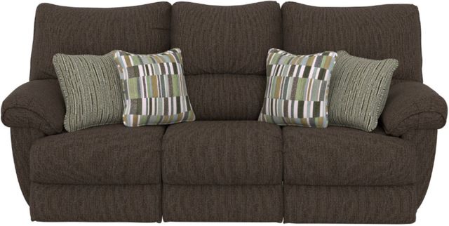 Catnapper® Lenny Chocolate Power Reclining Sofa-3
