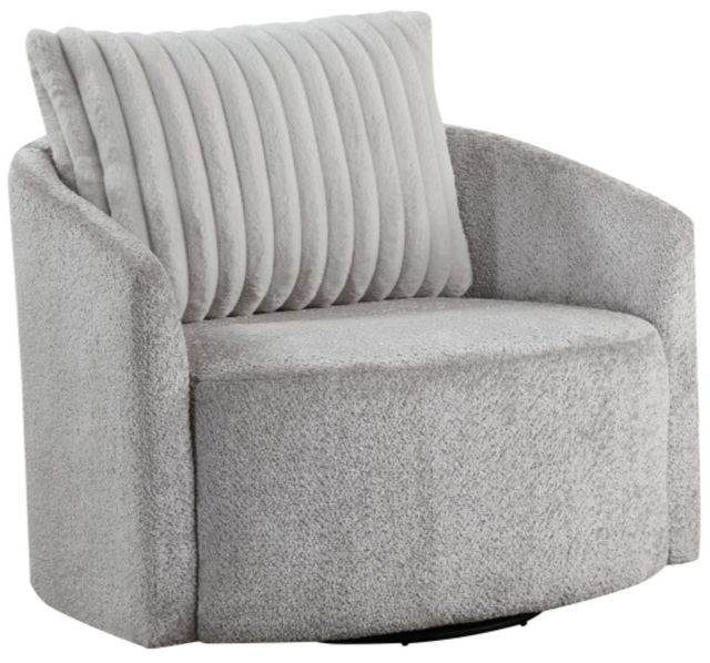 Homelegance® Francine Gray Swivel Chair-0
