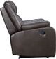 Mazin Furniture Yerba Dark Brown Lay Flat Reclining Chair-3