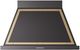 Ilve® Nostalgie II Noblesse 40" Glossy Black Wall Mounted Range Hood with Brass Trim-0
