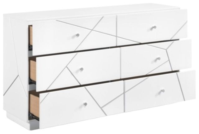 Homelegance® Orlo High Gloss White Dresser-3