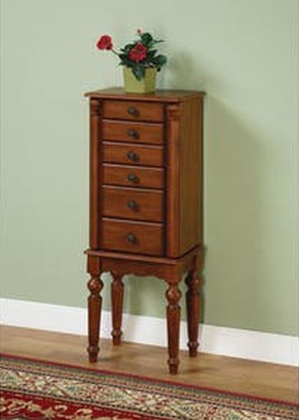 Powell® Deep Cherry Jewelry Armoire-4