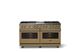 Viking® 5 Series 60" Golden Hour Pro Style Dual Fuel (NG) Range with Brushed Brass Trim-3