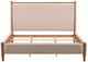 Dovetail Furniture Nexis Cream/Natural King Upholstered Panel Bed-1