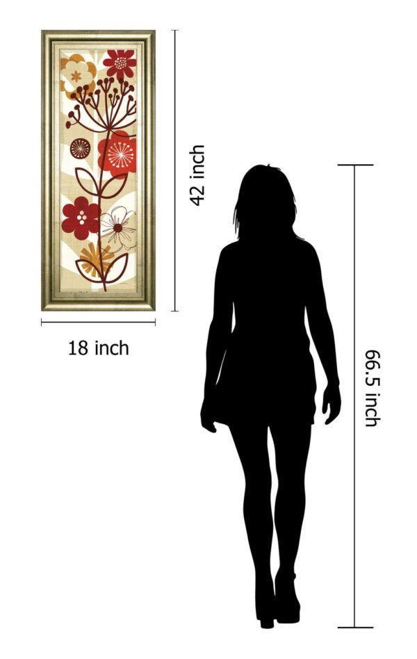 Classy Art Floral Pop Panel Il by Mo Mullan Wall Art-2