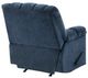 Homelegance® Baldwin Blue Rocker Manual Recliner-4