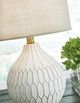 Signature Design by Ashley® Wardmont White Ceramic Table Lamp-1