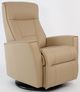 Fjords® Relax Harstad Latte Small Dual Motion Swivel Recliner-2