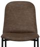 International Furniture Direct Seating Blacksmithing Matte Black/Brown 45" Barstool-3