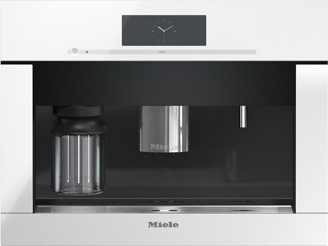 Miele 21.44" Brilliant White Built In Coffee Machine-0