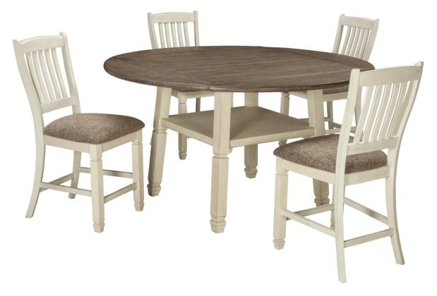 Signature Design by Ashley® Bolanburg 5-Piece Two-Tone Counter Height Dining Set-0