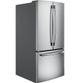 GE® Series 24.8 Cu. Ft. Stainless Steel French Door Refrigerator-1