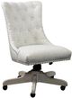 Riverside Furniture Maisie Champagne/White Upholstered Desk Chair-0
