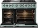 Viking® 5 Series 48" Splash Pro Style Dual Fuel (NG) Range with Polished Chrome Trim-1
