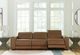 Signature Design by Ashley® Magic Man 3-Piece Caramel Power Reclining Sectional-5