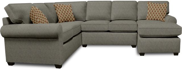 Creek Side Customs Customizable Charlie Dark Brown Sectional-1