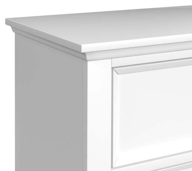 Elements International Hampton Kids White Nightstand-2