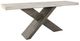 Classic Home Durant Weathered Chalk Console Table with Distressed Gray Base-0
