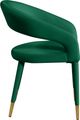 Meridian Furniture Destiny Green Velvet Dining Chair-3