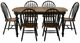 Liberty Furniture Carolina Crossing 7-Piece Antique Honey/Black Dining Table Set-0