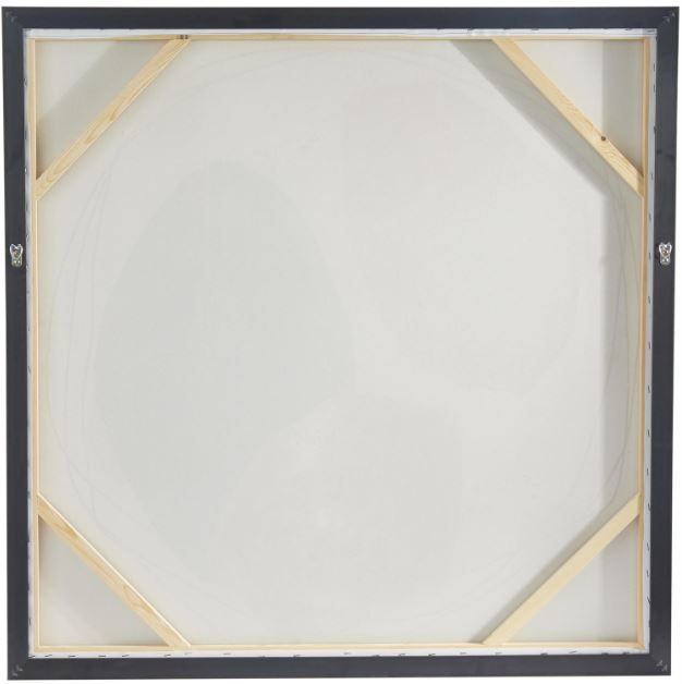 Deco Marche Blue/Gold/Orange Overlapping Circle Wall Art-2