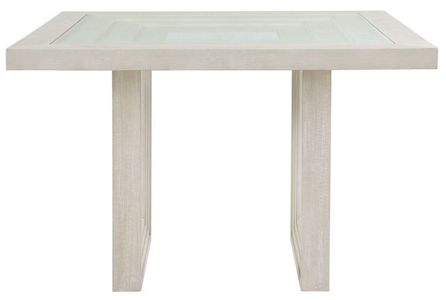 Elements International Avalanche 5-Piece Antique White Counter Dining Set-2