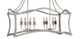 Forty West Annie Cream/Ivory Bar Light Chandelier-2