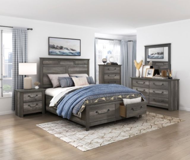 Homelegance® Lenior Gray Nightstand-1