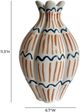 TOV Furniture Earthenware Brown/White Ceramic Roman Coral Vase-2