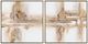 Crestview Collection Zuri 2-Piece Gold Wall Art Set-0