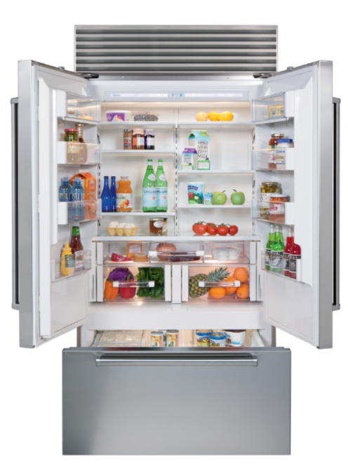 Sub-Zero® 24.7 Cu. Ft. Stainless Steel Built In French Door Refrigerator-1