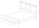 Perdue Woodworks Gray King Headboard-2