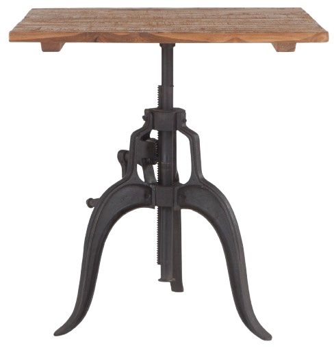 Home Trends & Design Industrial Loft Natural Dining Table-1