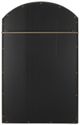 A & B Home Bordeaux Black Outdoor Garden Mirror-2