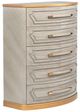 Michael Amini® St. Charles Dove Gray Highboy Chest-0