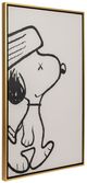 Sagebrook Home White Hand Painted Beagle-1